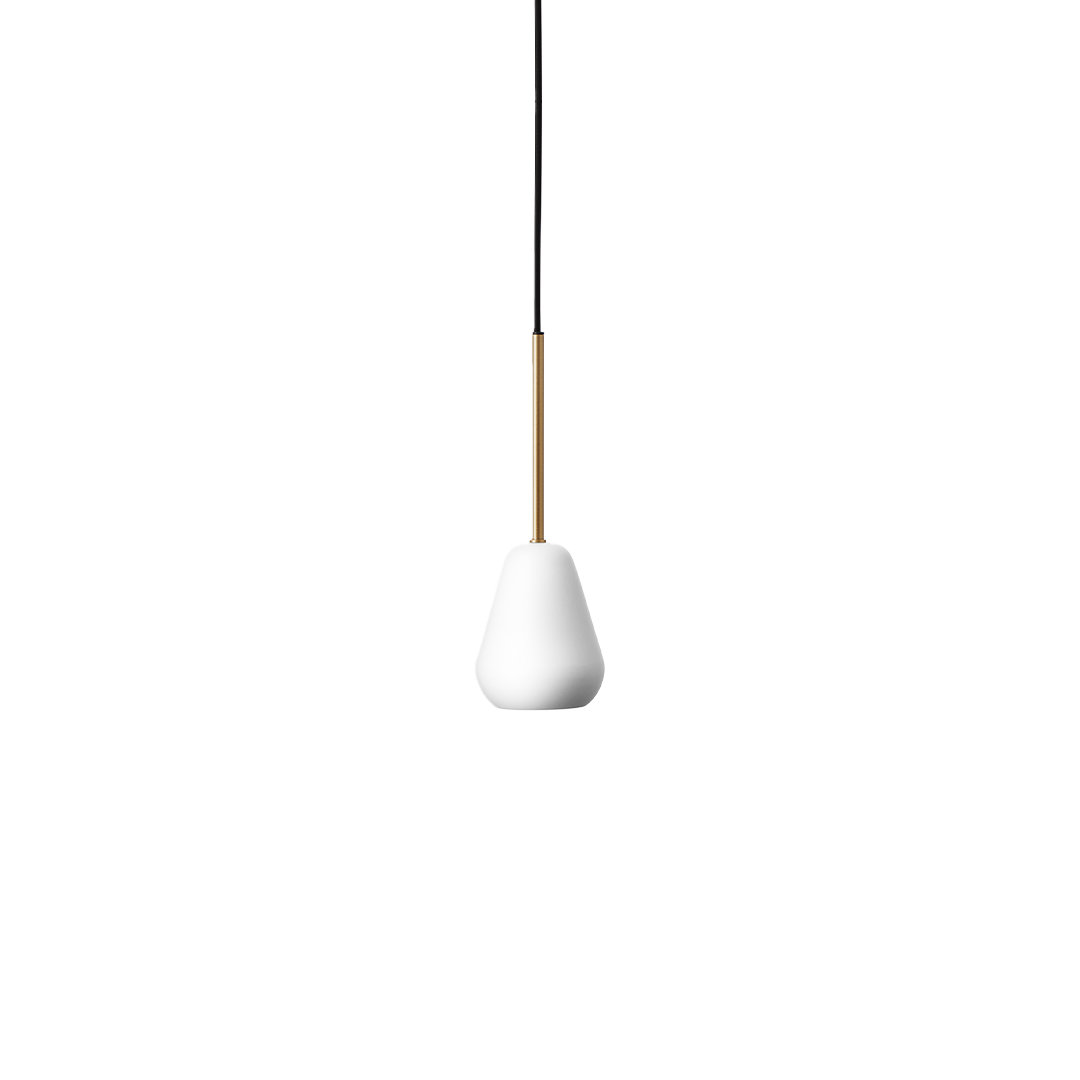 Anoli Spot Pendant, nordic gold / white