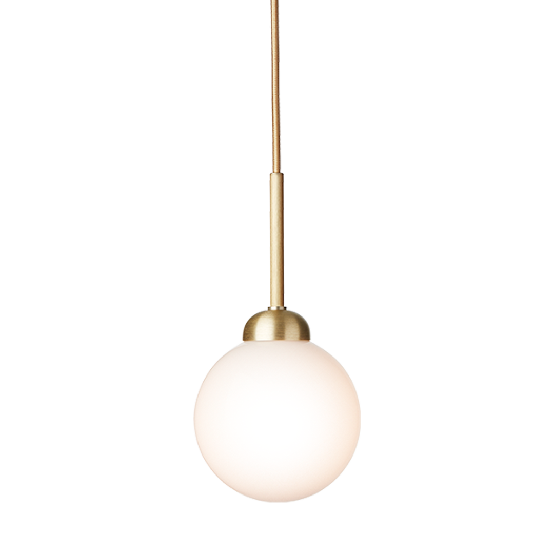 Apiales 1, brushed brass / opal
