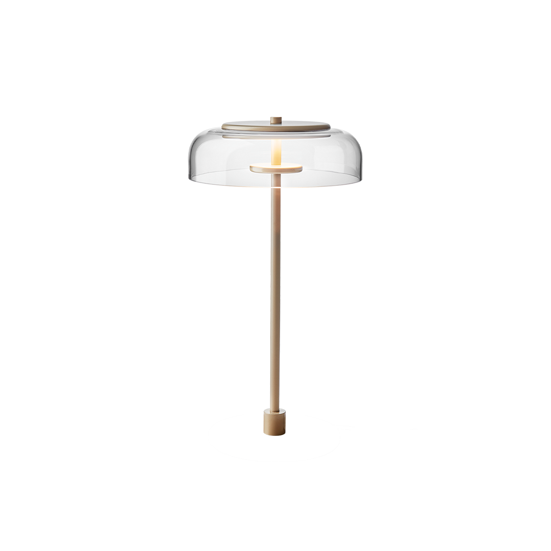 Blossi Table In-set, PRO, nordic gold / clear