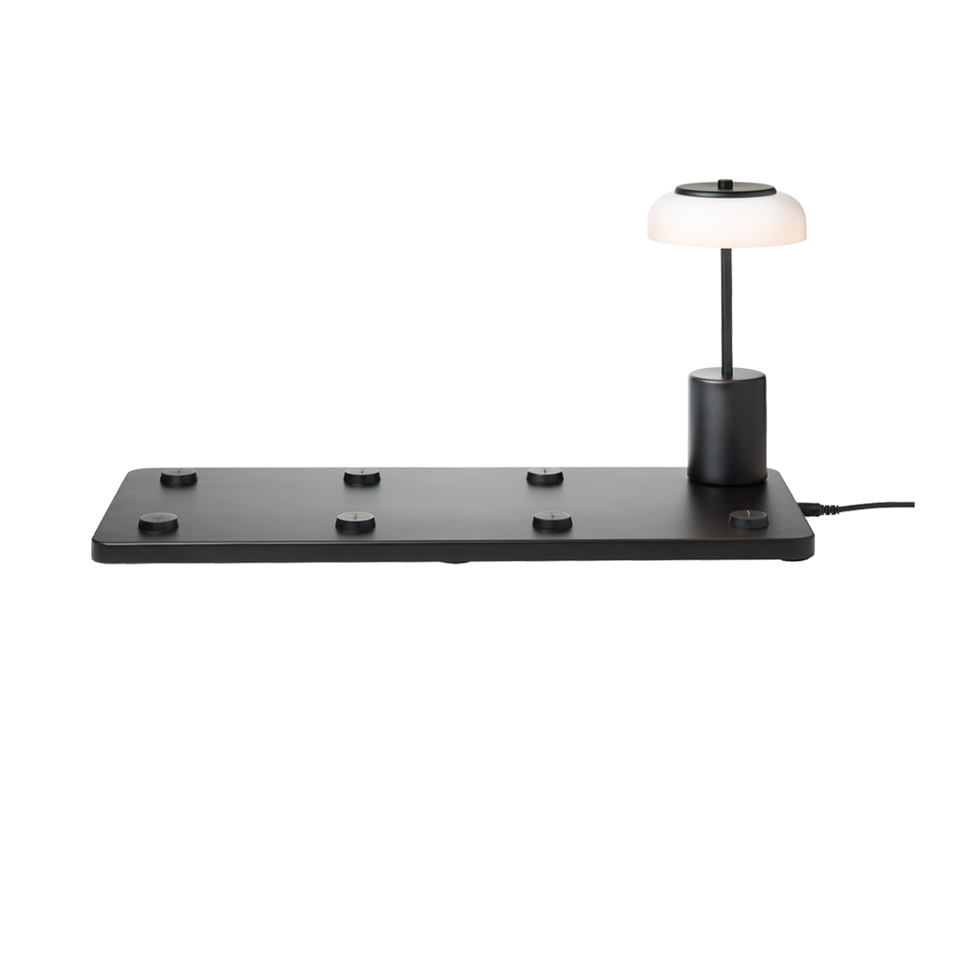 Blossi Table Mini 8 pcs set, portable PRO, black / opal