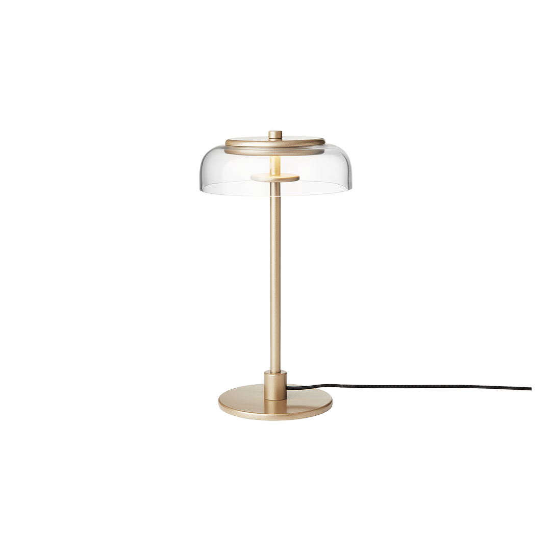 Blossi Table Small, nordic gold / clear