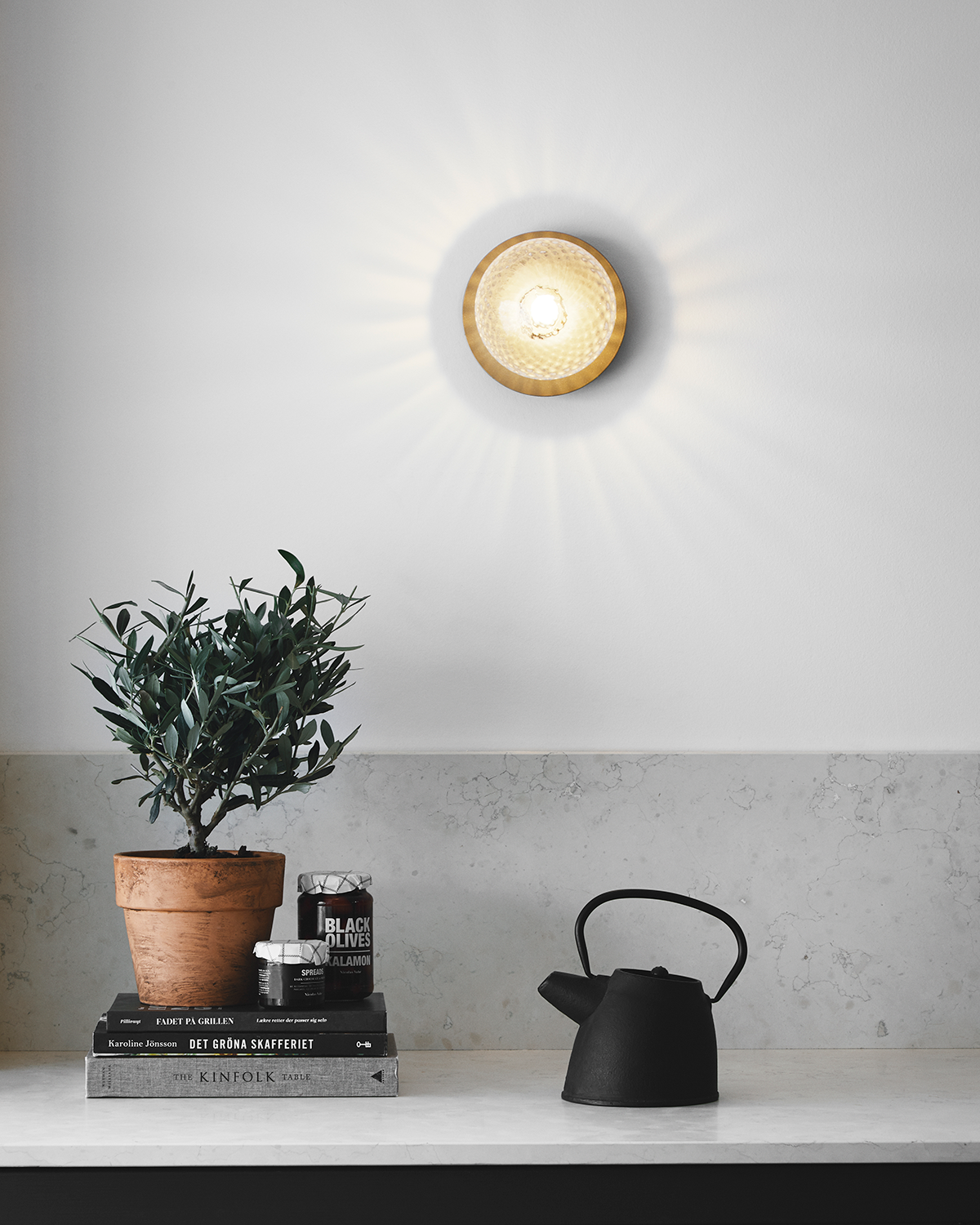 Liila 1 Medium, nordic gold / optic clear