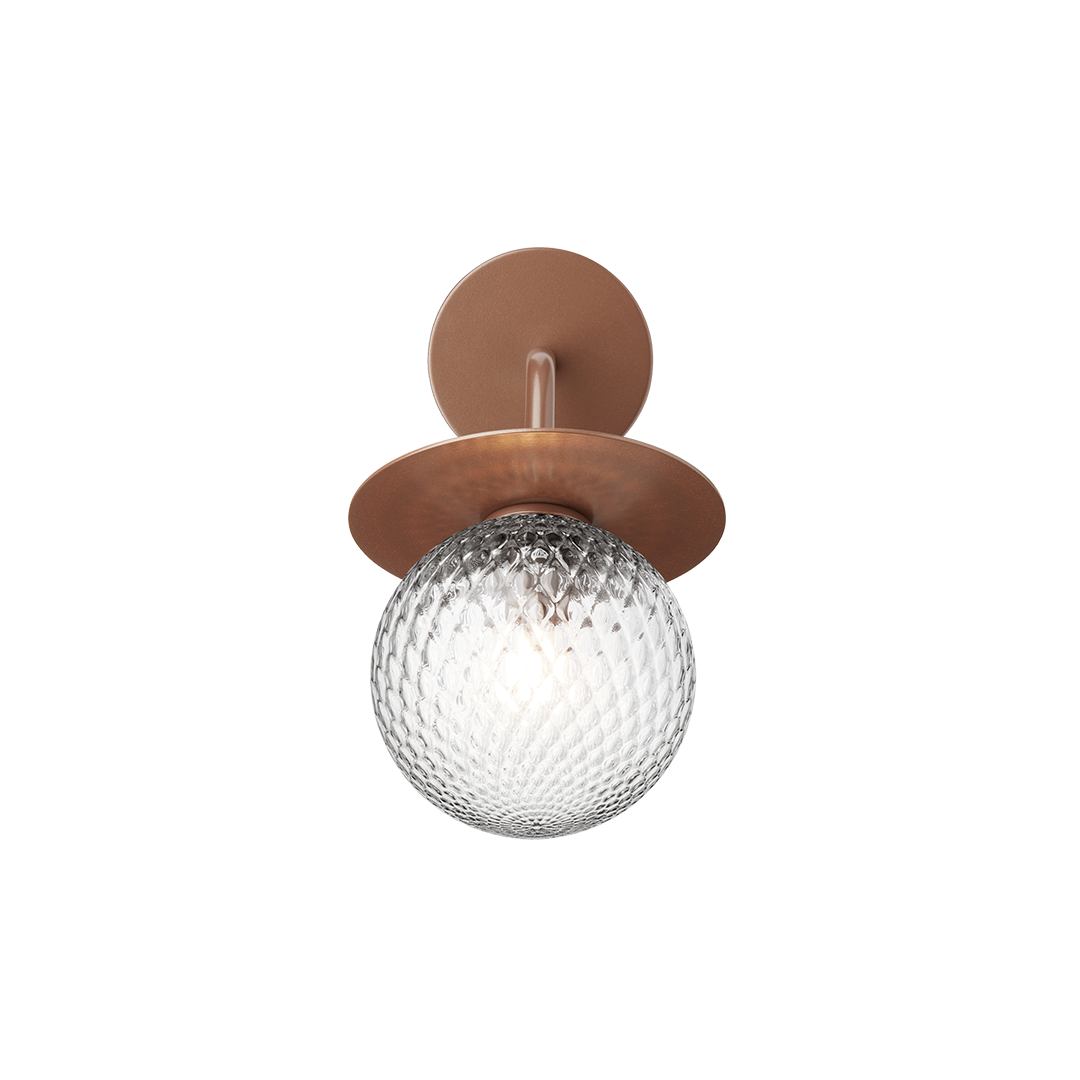 Liila Wall Outdoor, dark bronze / optic clear