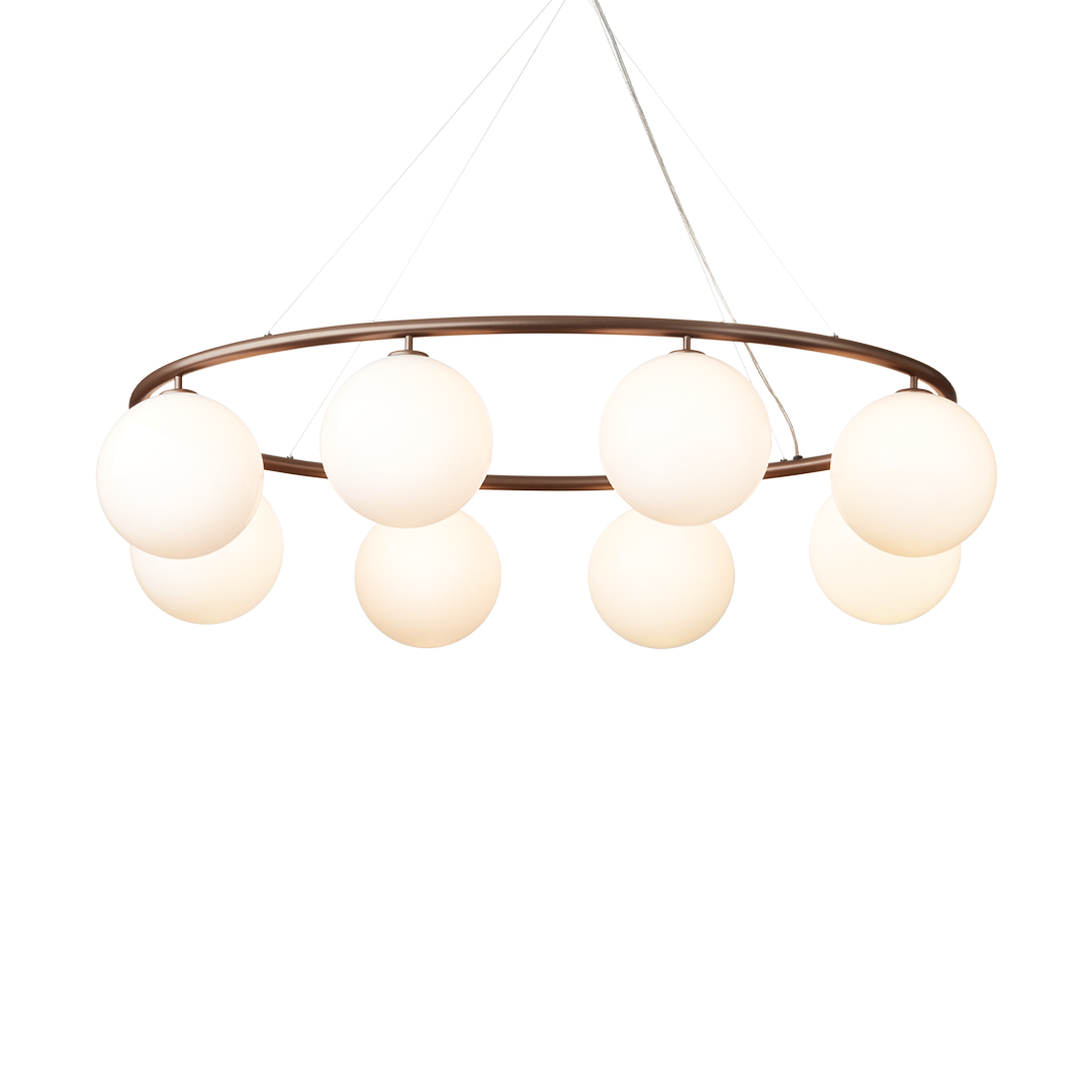 Miira 8 Oval, dark bronze / opal Miira 8 Oval, dark bronze / opal
