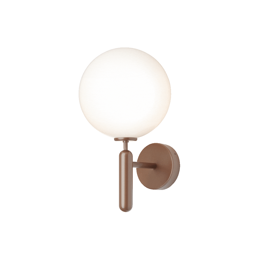 Miira Wall Outdoor, dark bronze / opal