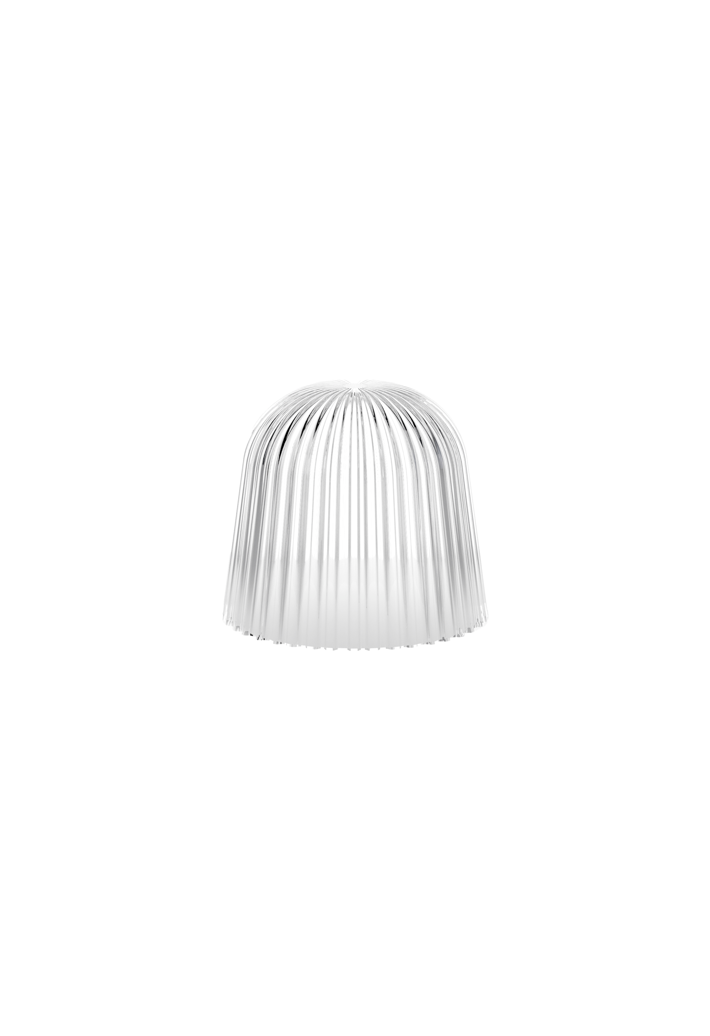 Sparepart, Asteea Acrylic Shade Ø12.5, ripple clear