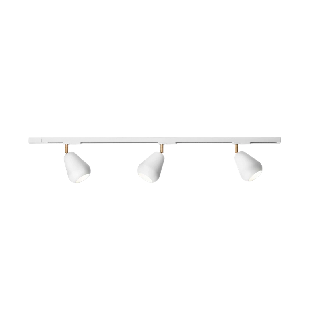 Anoli Spot Track (3 pcs + track), nordic gold / white