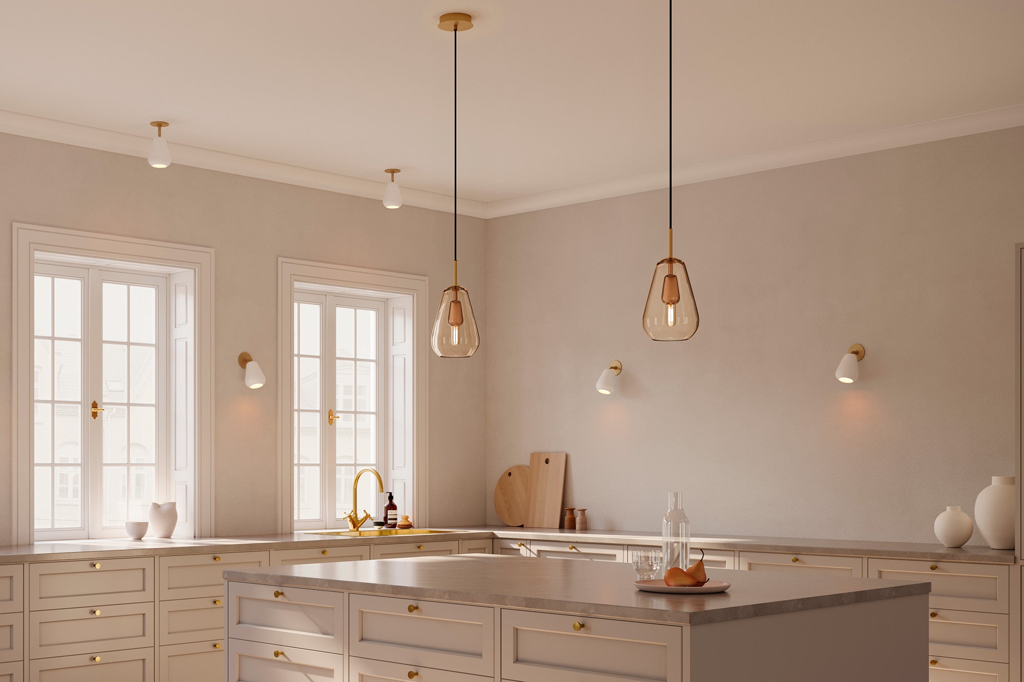 Anoli 1 Small, nordic gold / gold