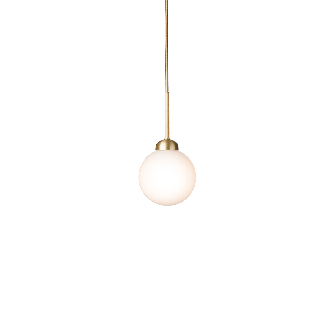 Apiales 1, brushed brass / opal