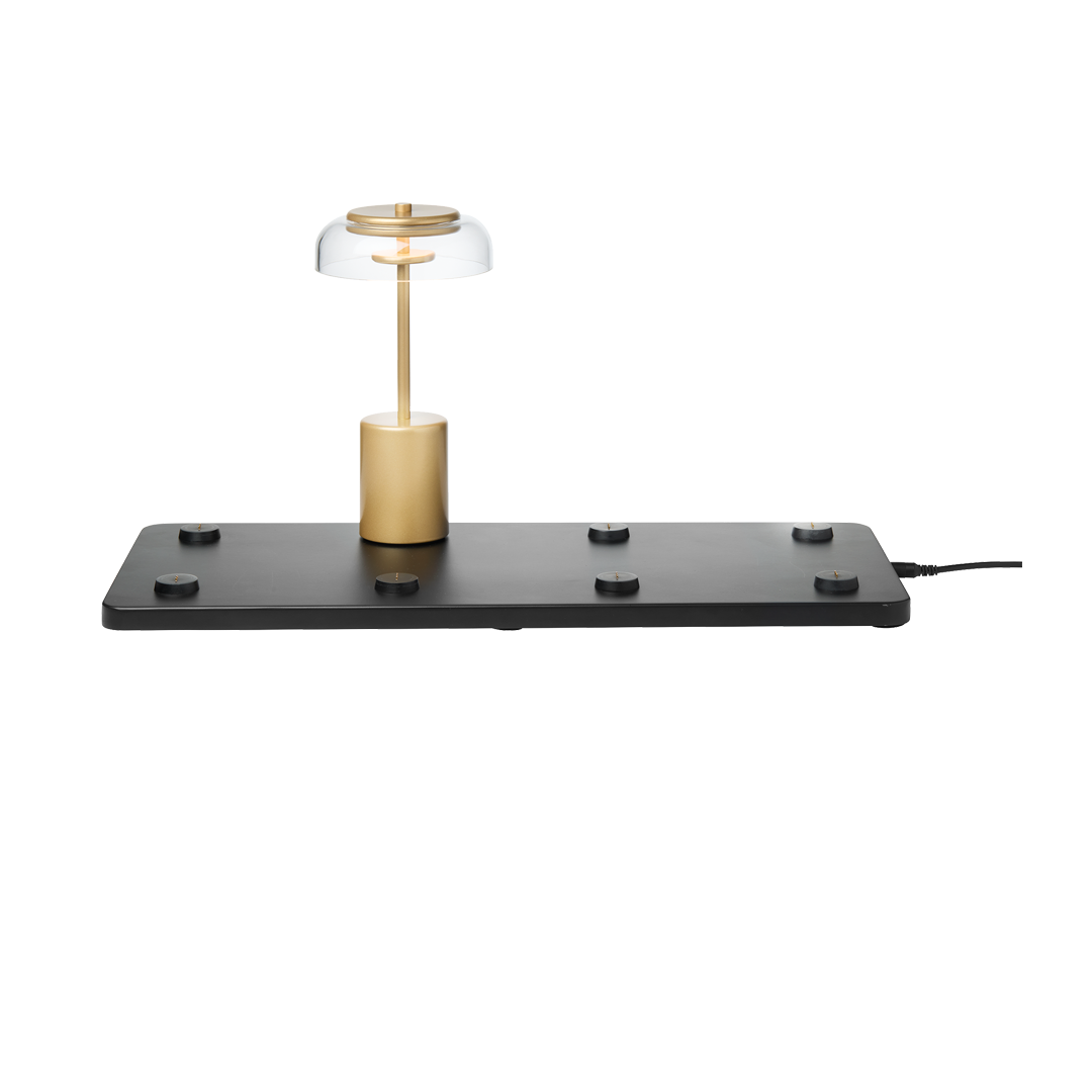 Blossi Table Mini 8 pcs set, portable, nordic gold / clear