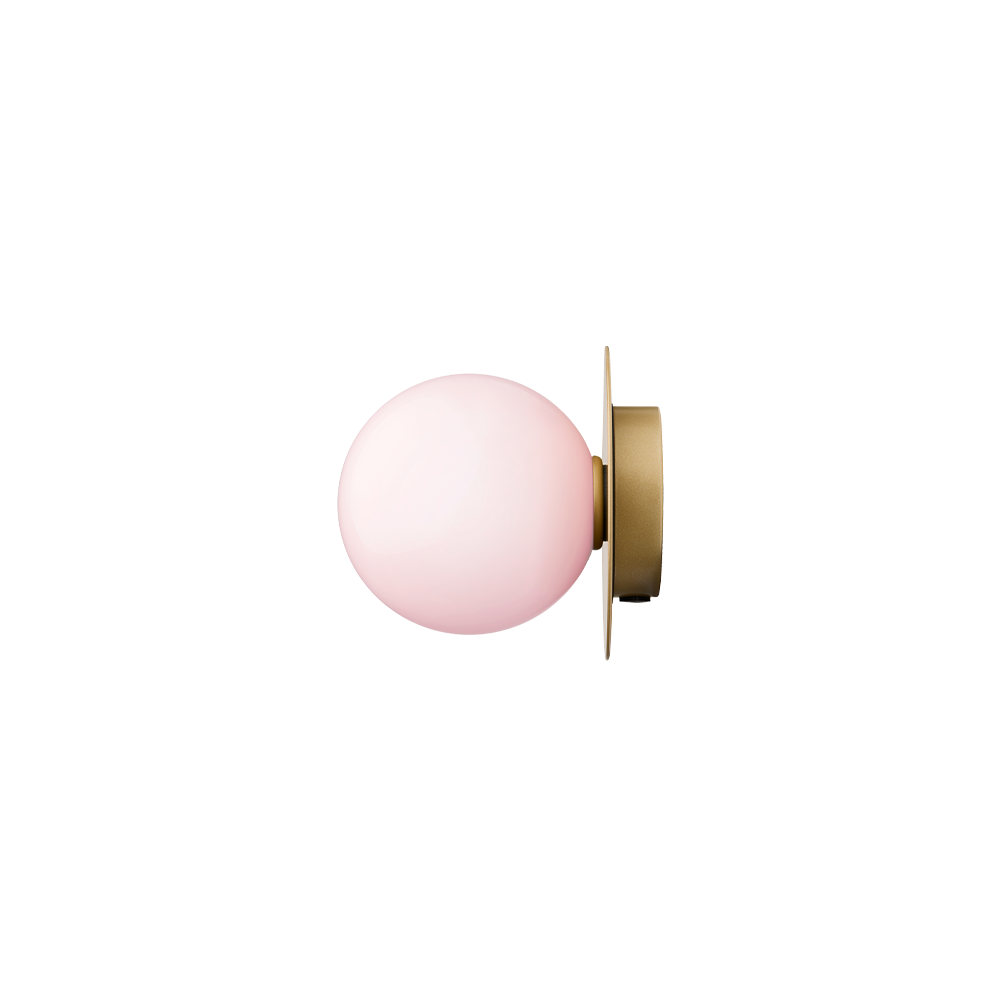 Liila 1 Medium Væglampe, nordic gold / rose