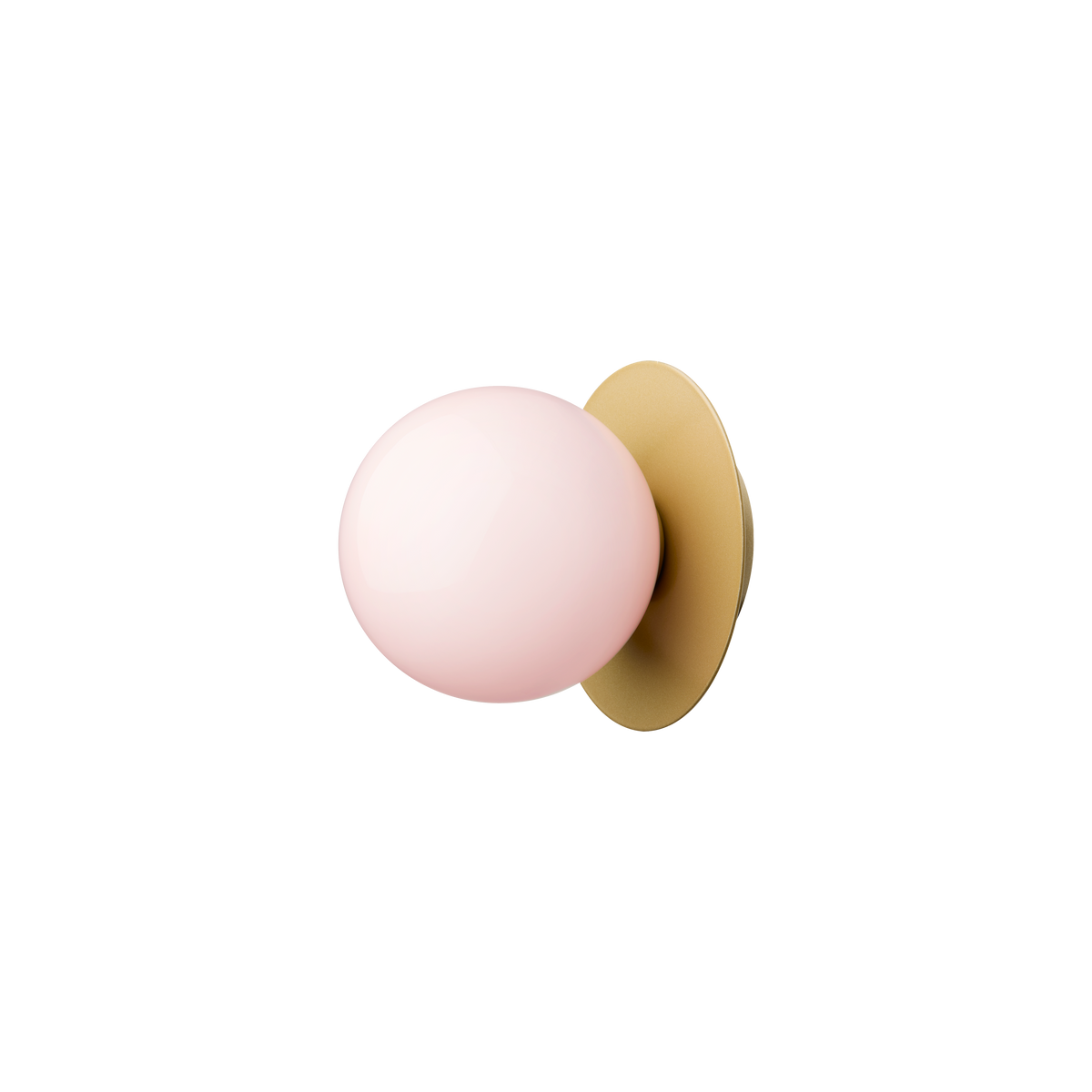 Liila 1 Medium Væglampe, nordic gold / rose