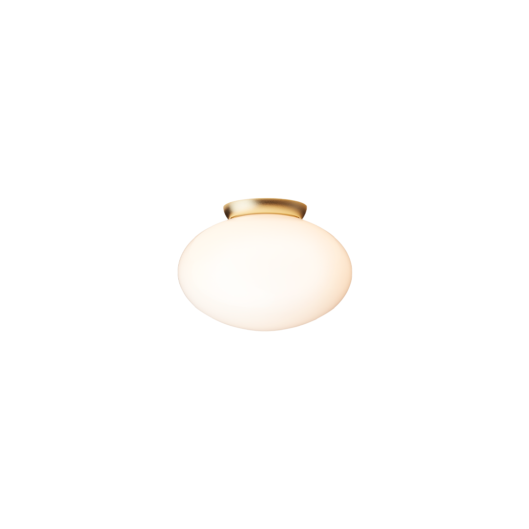 Rizzatto 301, satin brass / opal