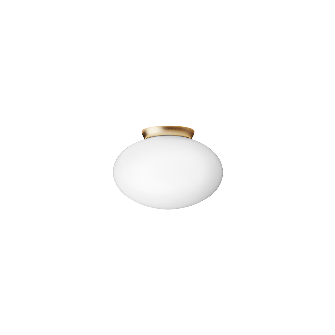 Rizzatto 301, satin brass / opal