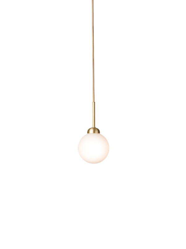 Apiales 1, brushed brass / opal